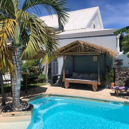 Appartamento studio indépendant dans propriété avec piscine et wifi Saint-Gilles-les Bains Esterno foto